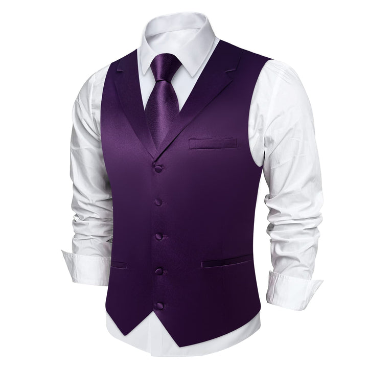 men's purple vest