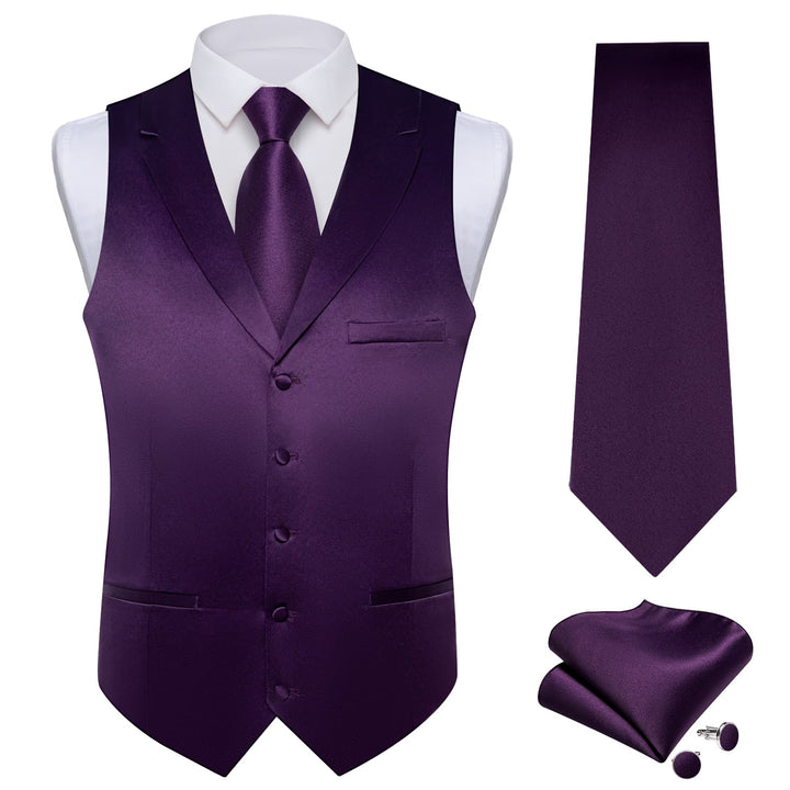 dark purple vest