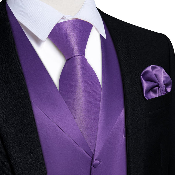 purple tuxedo vest