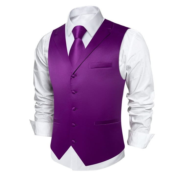 dark purple suit vest