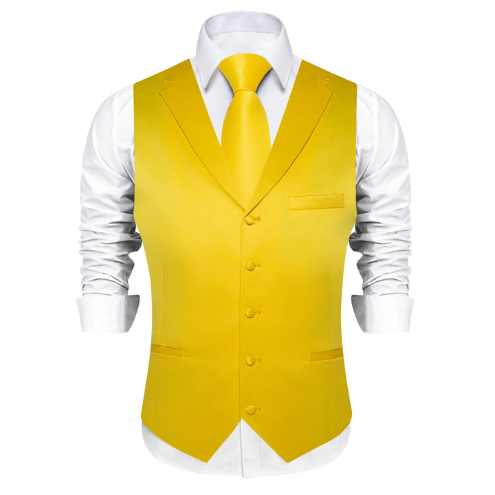 yellow suit vest