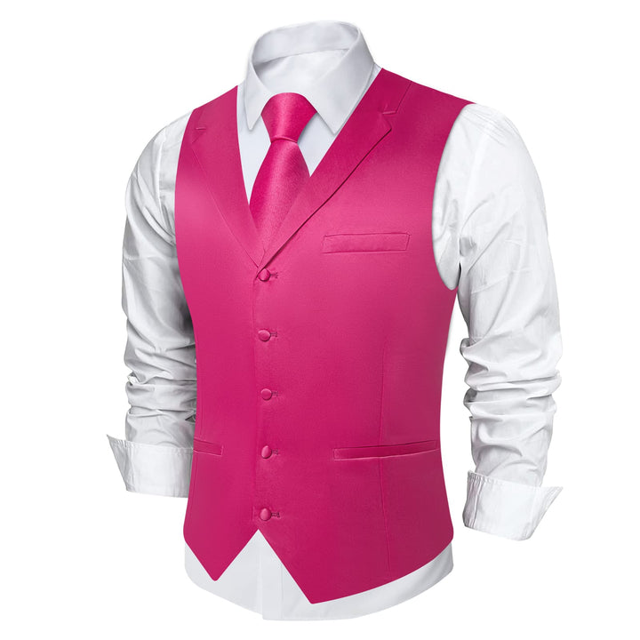 men's pink vest