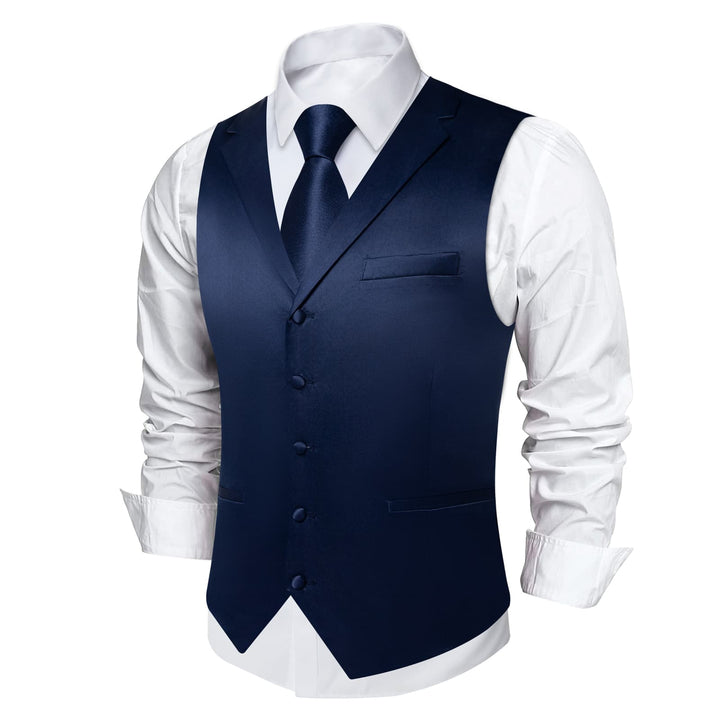 mens navy blue vest