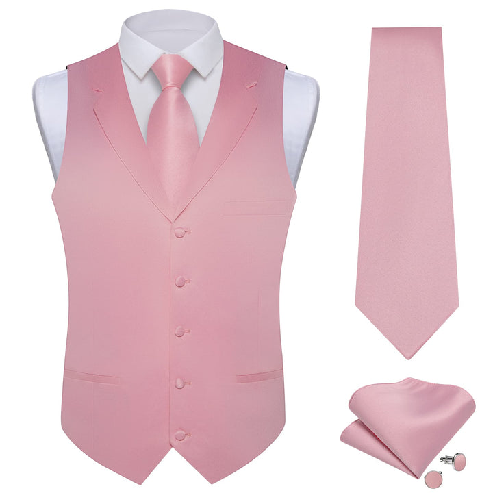 pink tuxedo vest