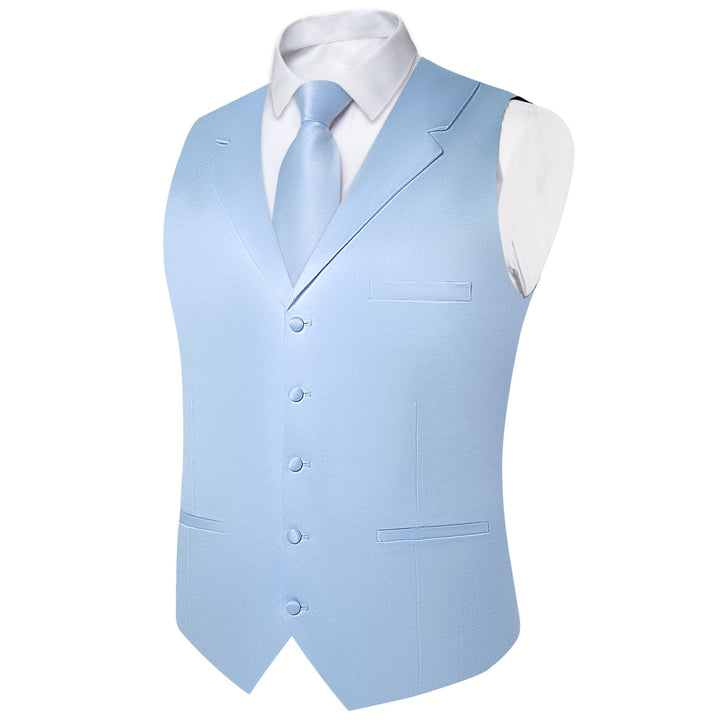 men's blue vest