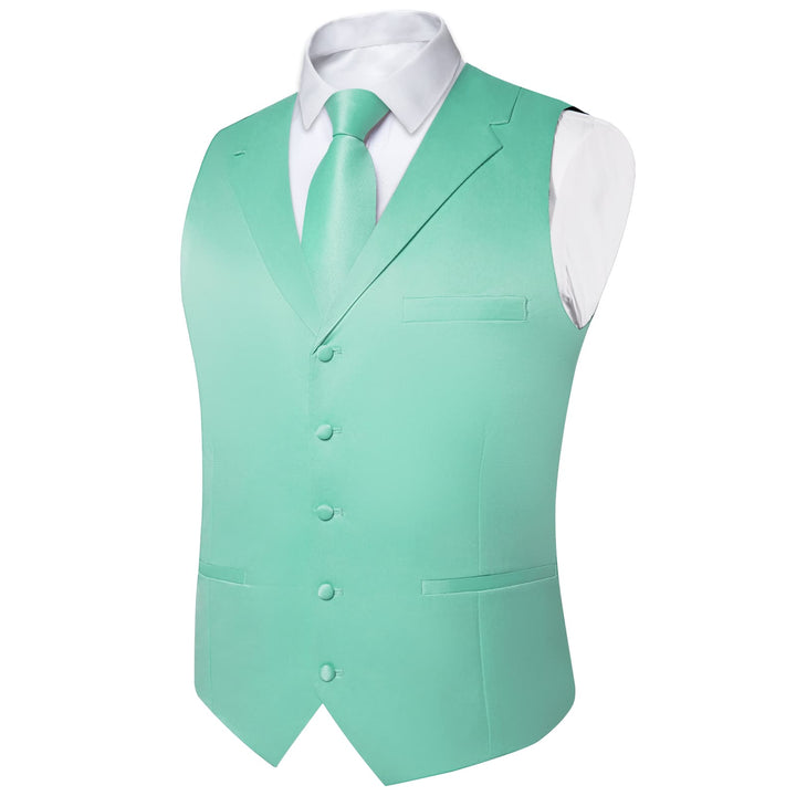 green dress vest