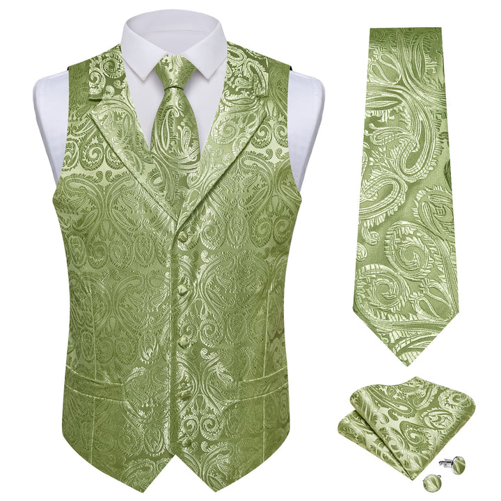 mens green vest