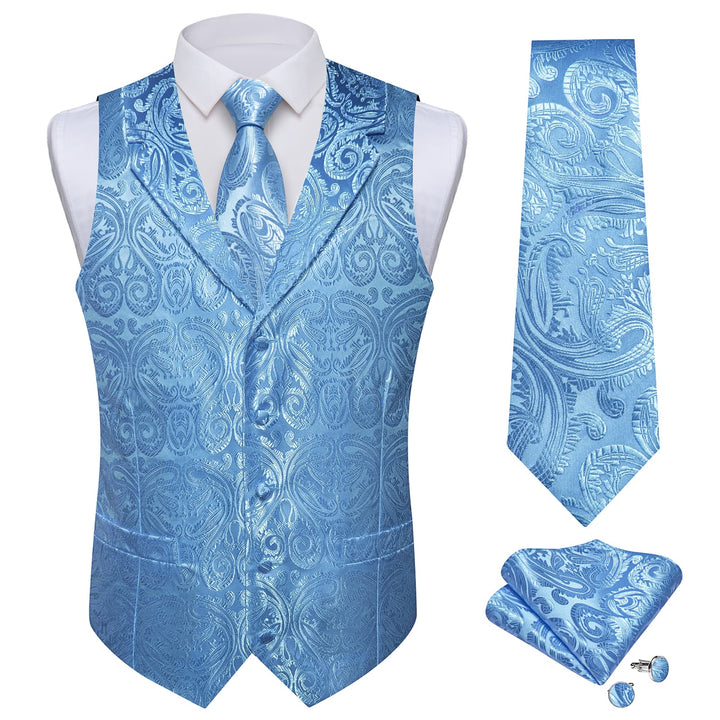 light blue vest mens