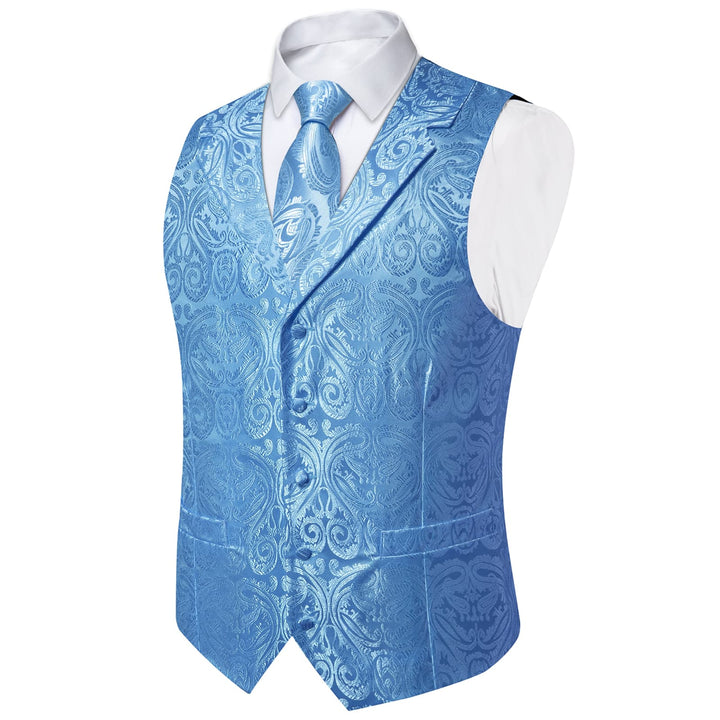 blue vest men