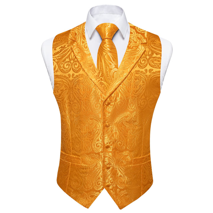 men's orange vest