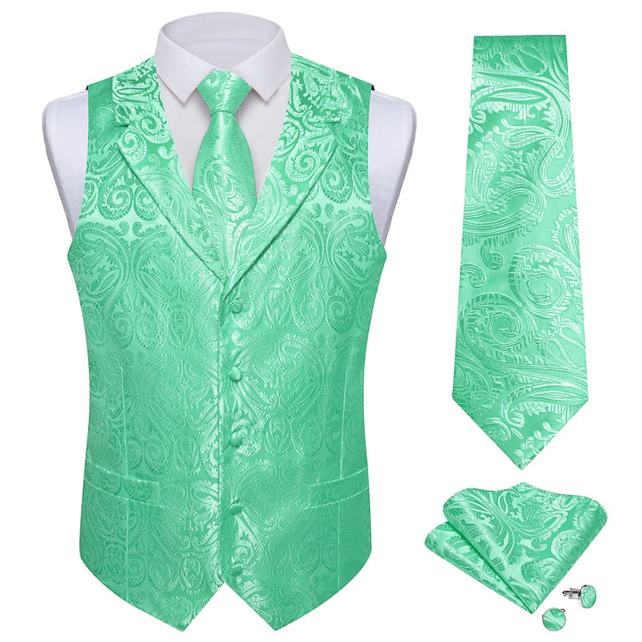 green suit vest