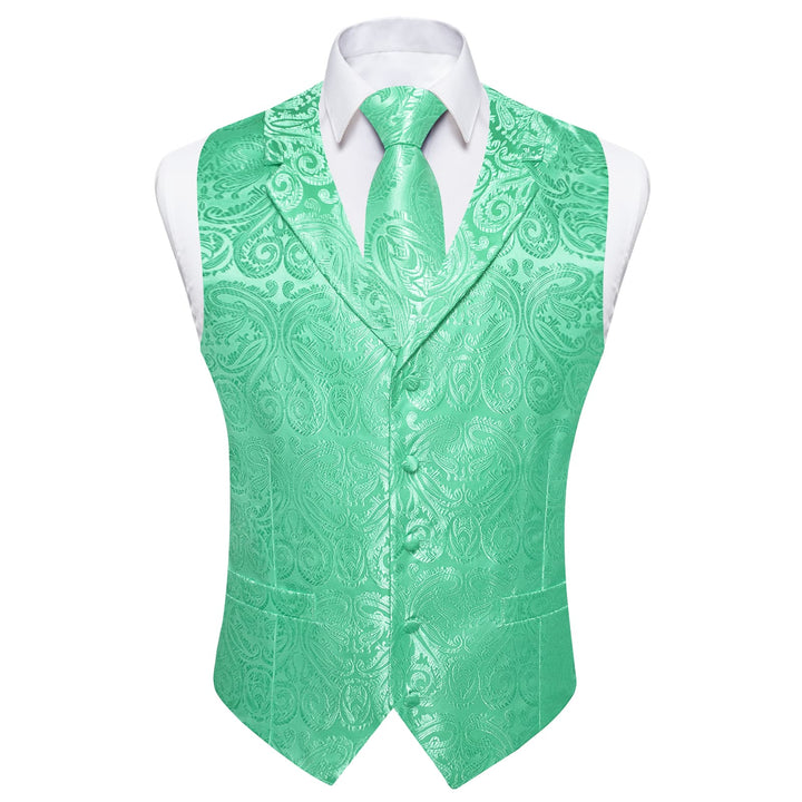 men's green vest