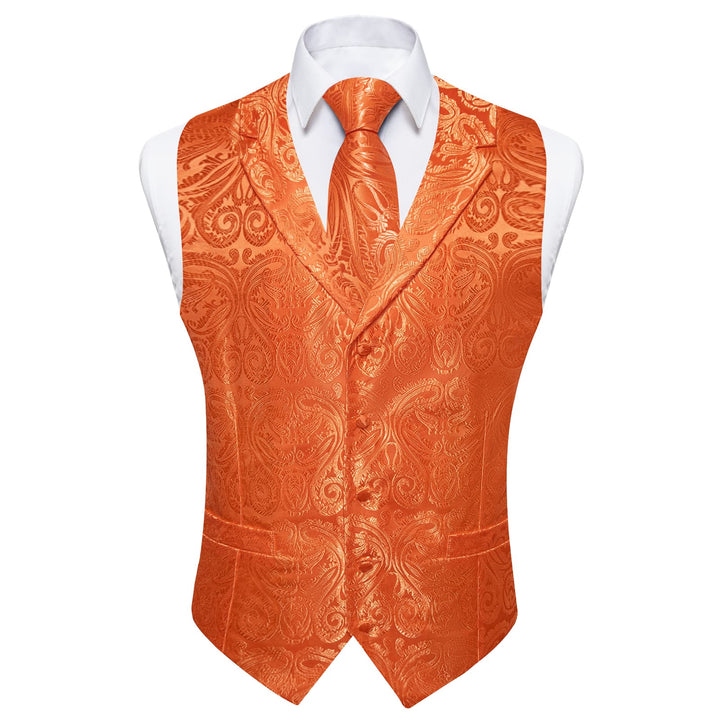 orange mens vest