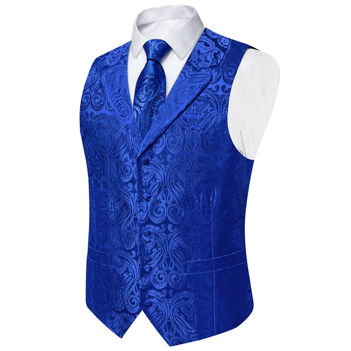 royal blue vest mens