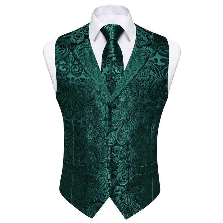 dark green vest