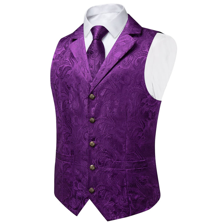 purple wedding vest