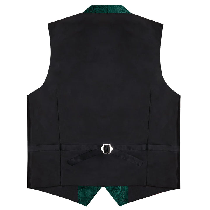 dark green vest suit