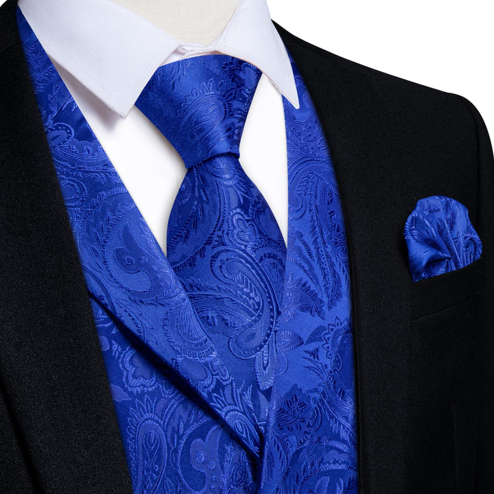 mens royal blue vest