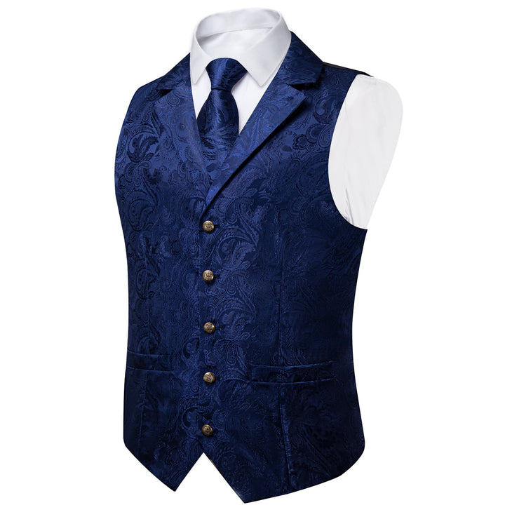 dusty blue mens vest