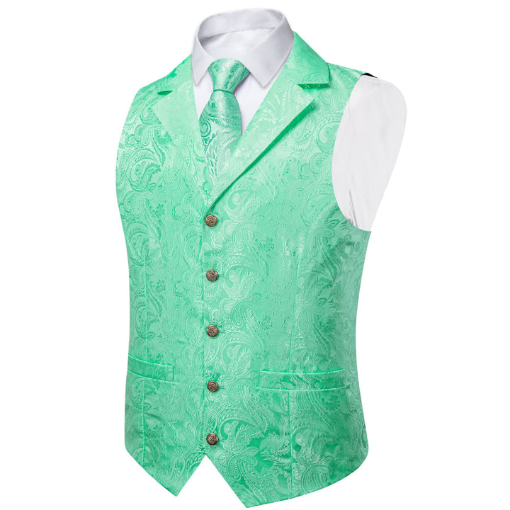 mens vest green