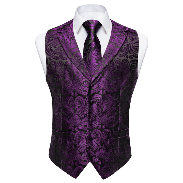 dark purple vest