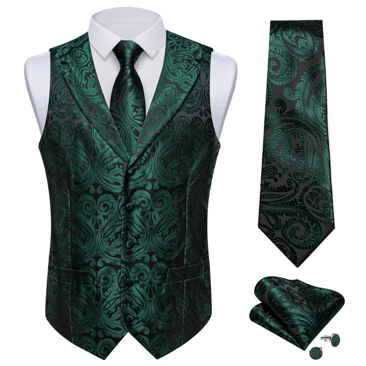 mens green vest