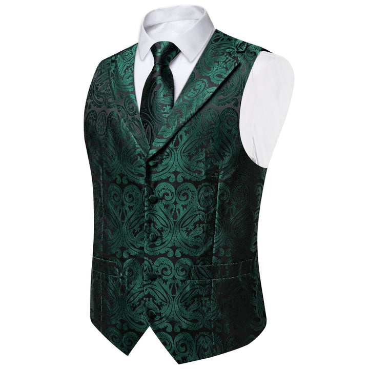 green suit vest