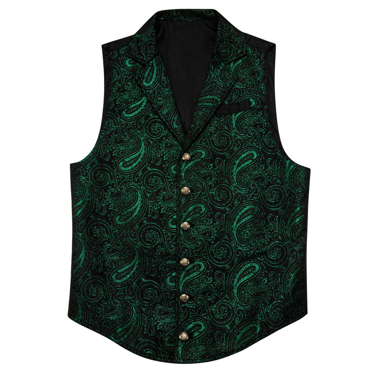 green suit vest