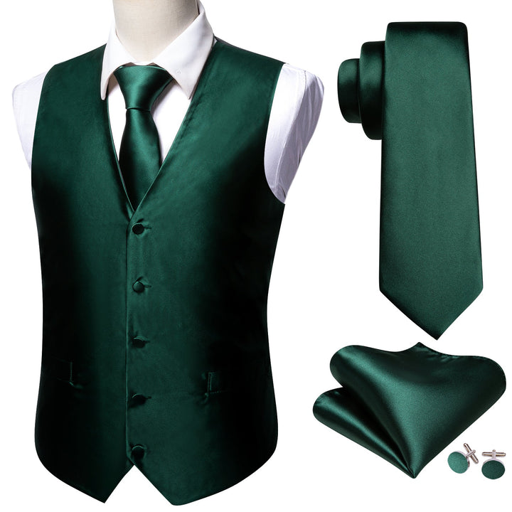 green vest outfit men