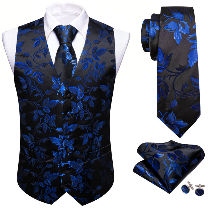 mens blue vest