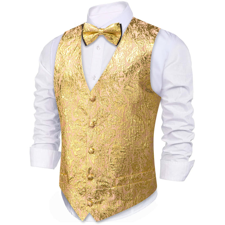 mens gold vest
