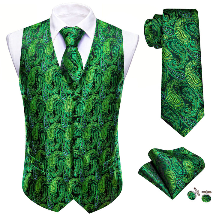 suit vest green