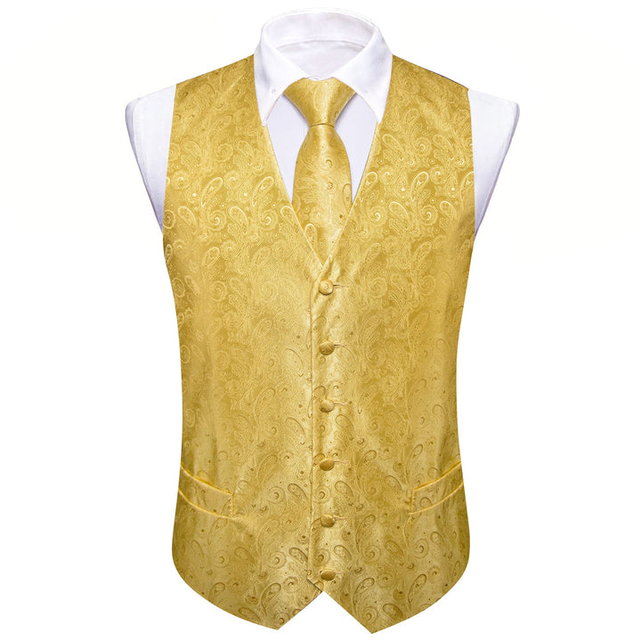 gold wedding vest