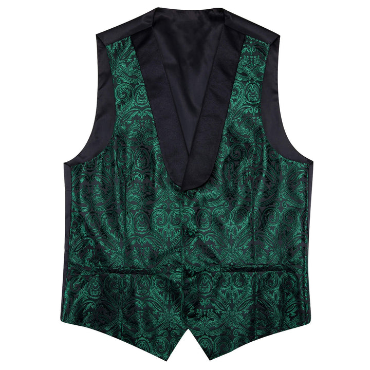 green sleeveless vest