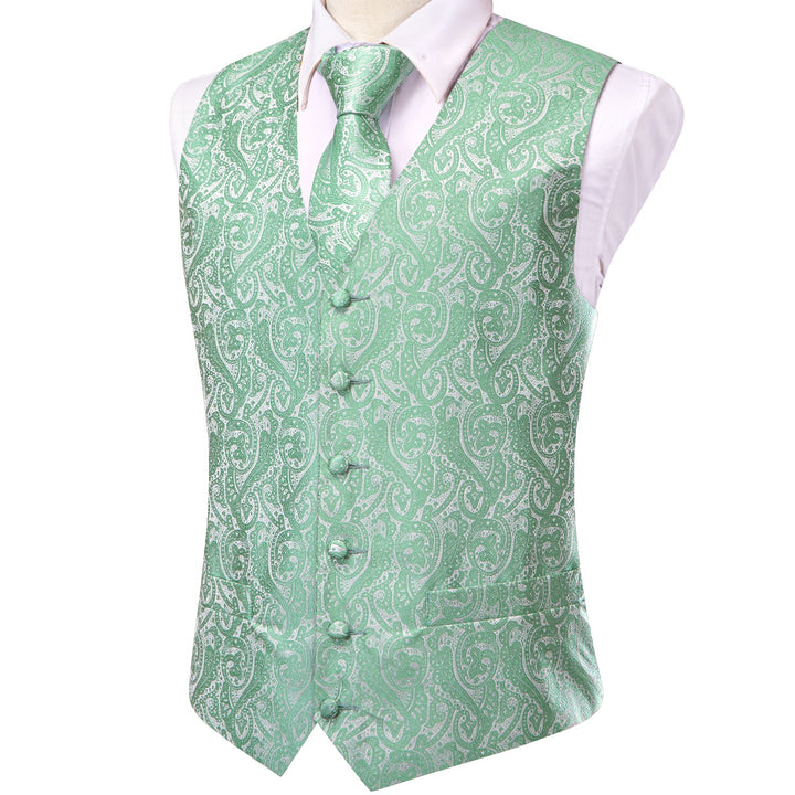 sage green vest for wedding