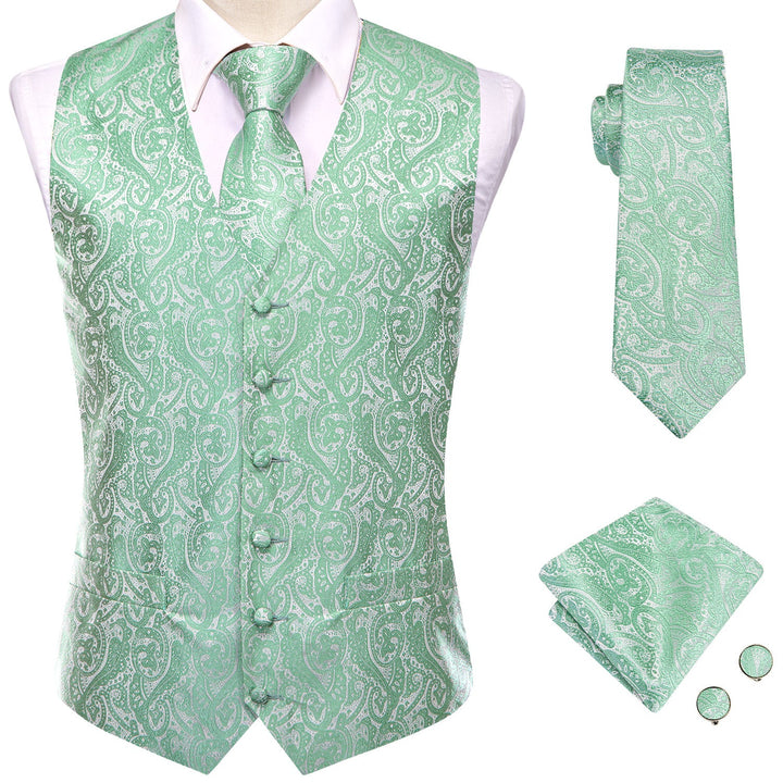 sage green vest mens