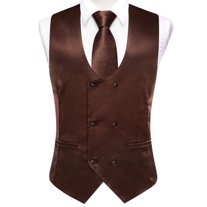 brown vest men