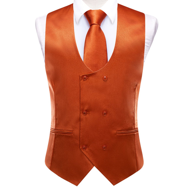 orange tuxedo vest