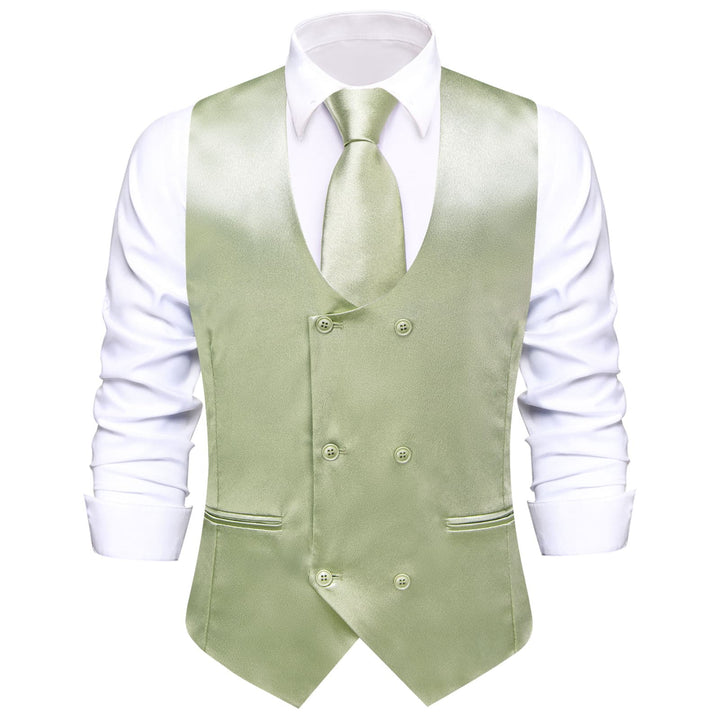 mens green suit vest