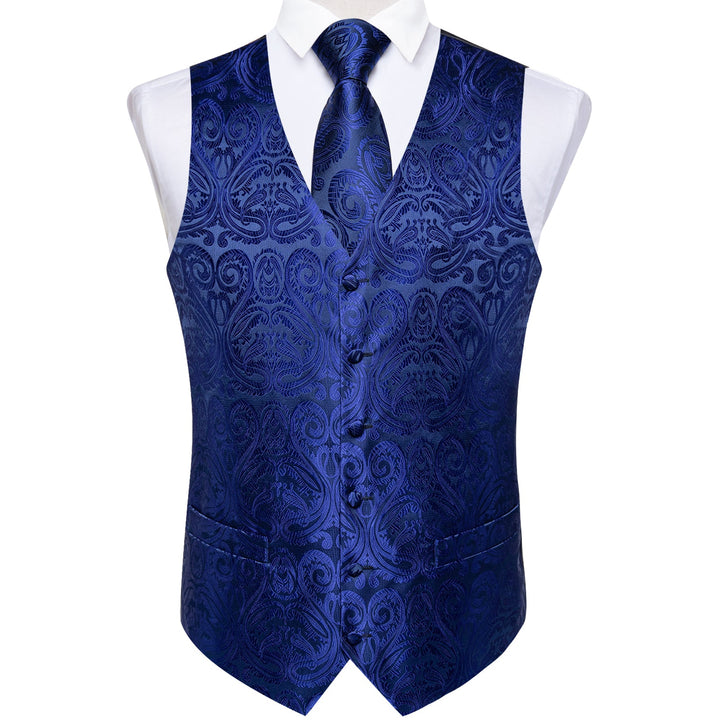 mens vest blue