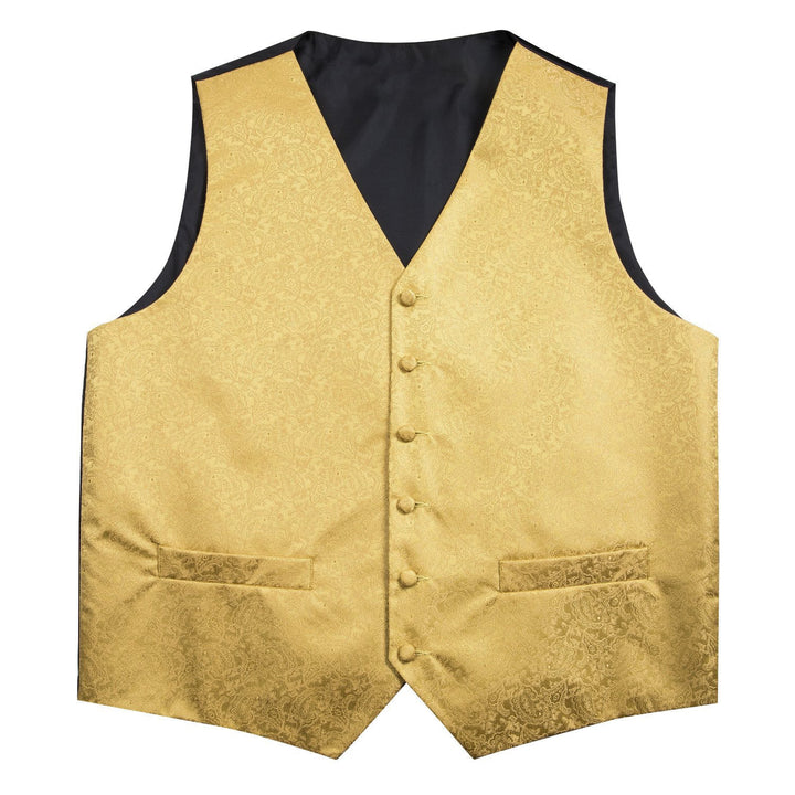 men gold vest