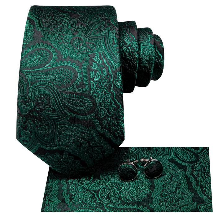 mens tie green