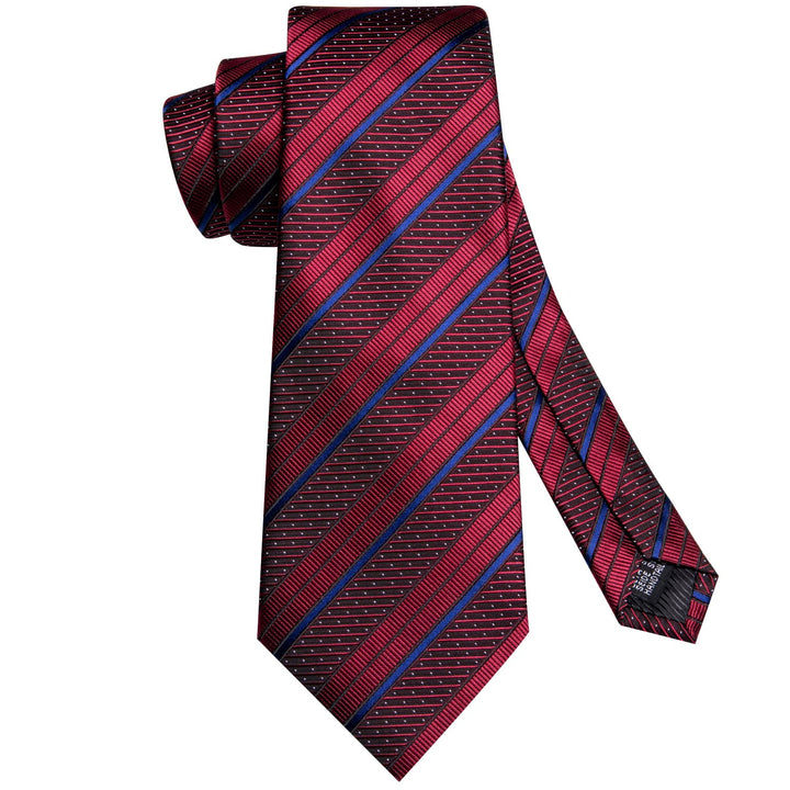 wine red tie