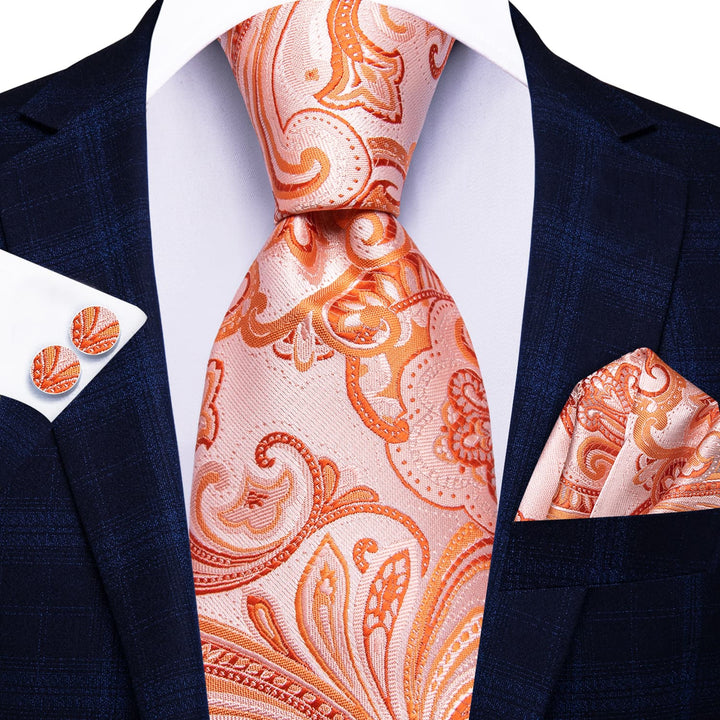 mens orange tie