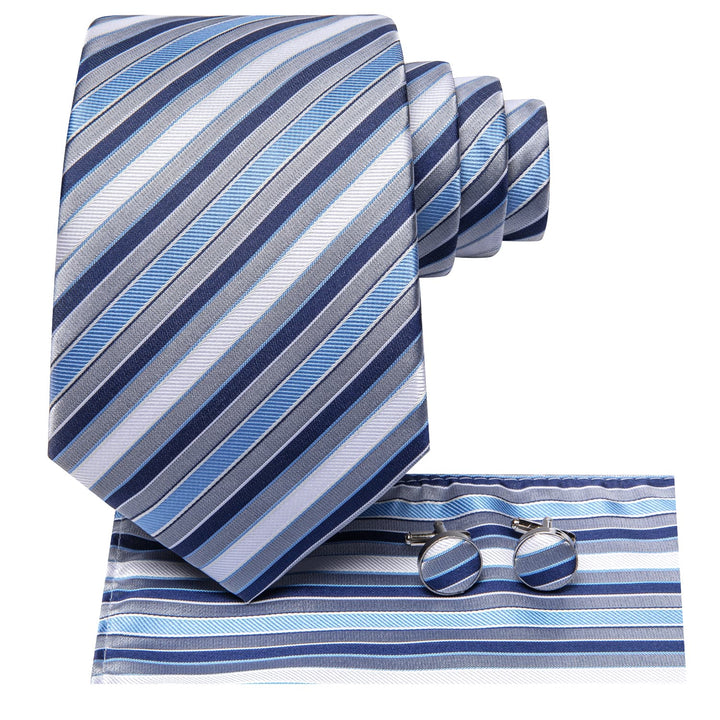 steel blue tie