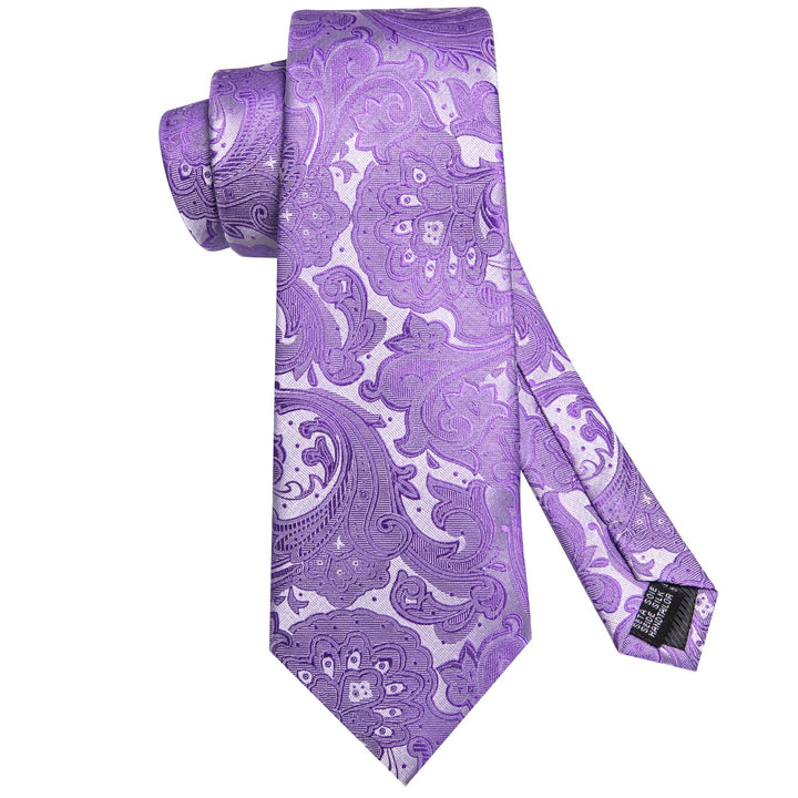 purple tie outfit