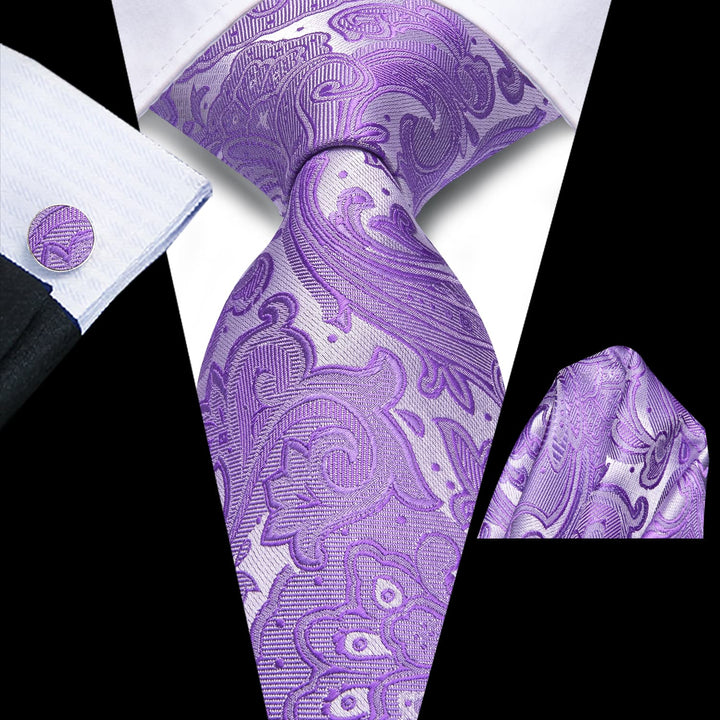  purple silk tie