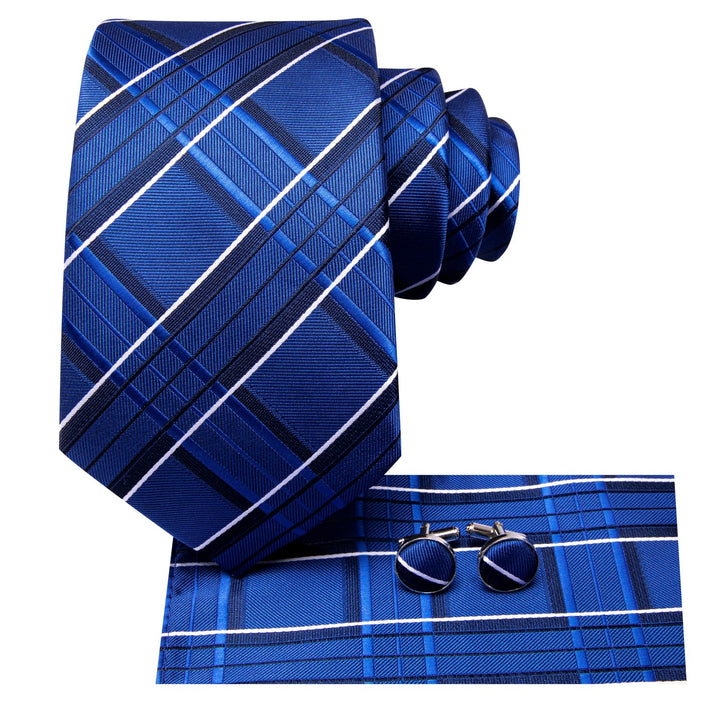 cobalt blue mens tie