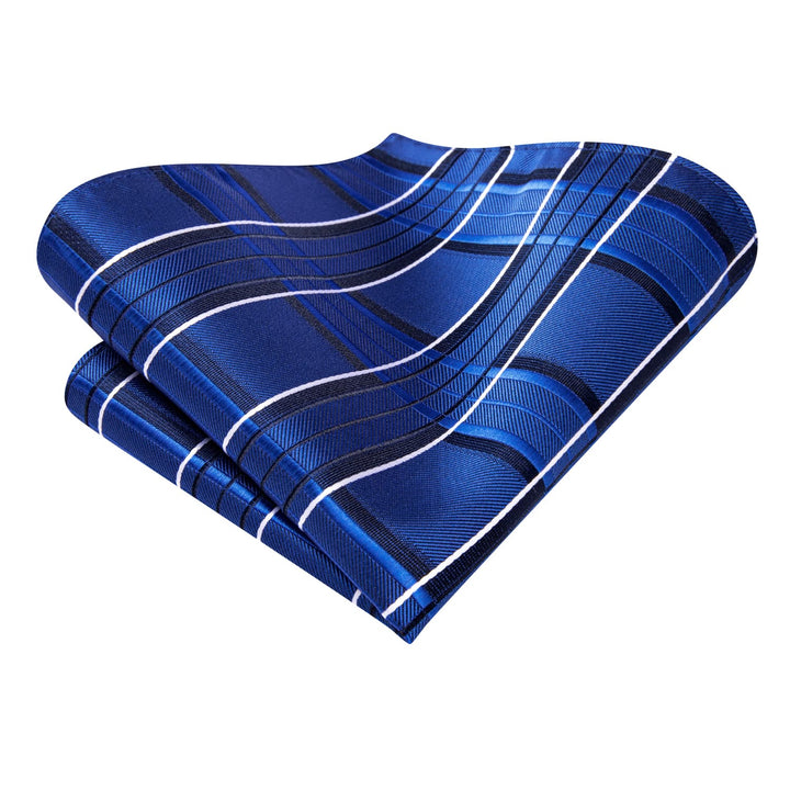 cobalt blue pocket square