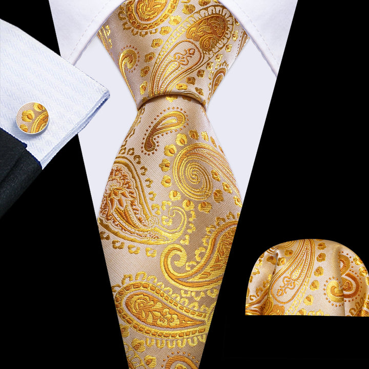 gold mens ties